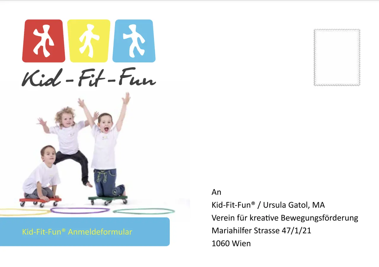 Kid-Fit-Fun® Anmeldekarte Januar 2024